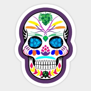 Hoppy Skull Sticker